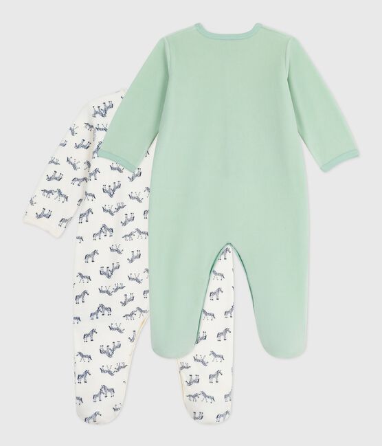 Juego de pijamas de algodón estampado para bebé variante 1