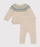 Conjunto tricotado de 2 piezas para bebé blanco AVALANCHE/ MULTICO
