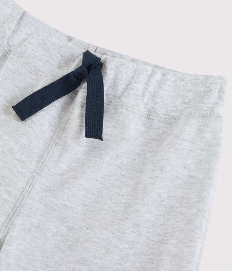 Bermudas de punto de ni&ntilde;o gris POUSSIERE CHINE