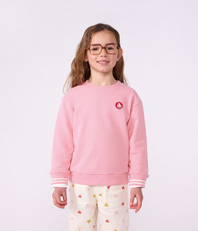 Sudadera infantil lisa de algod&oacute;n