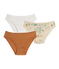 Juego de 3 braguitas infantiles de algodón estampado variante 5