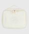 Caja de gasa de algodón bordada para recién nacido blanco MARSHMALLOW