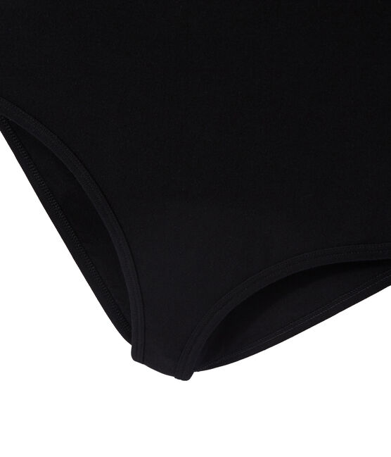 Body icónico de algodón para mujer negro NOIR