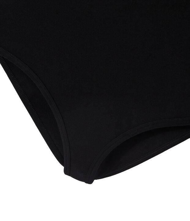 Body ic&oacute;nico de algod&oacute;n para mujer negro