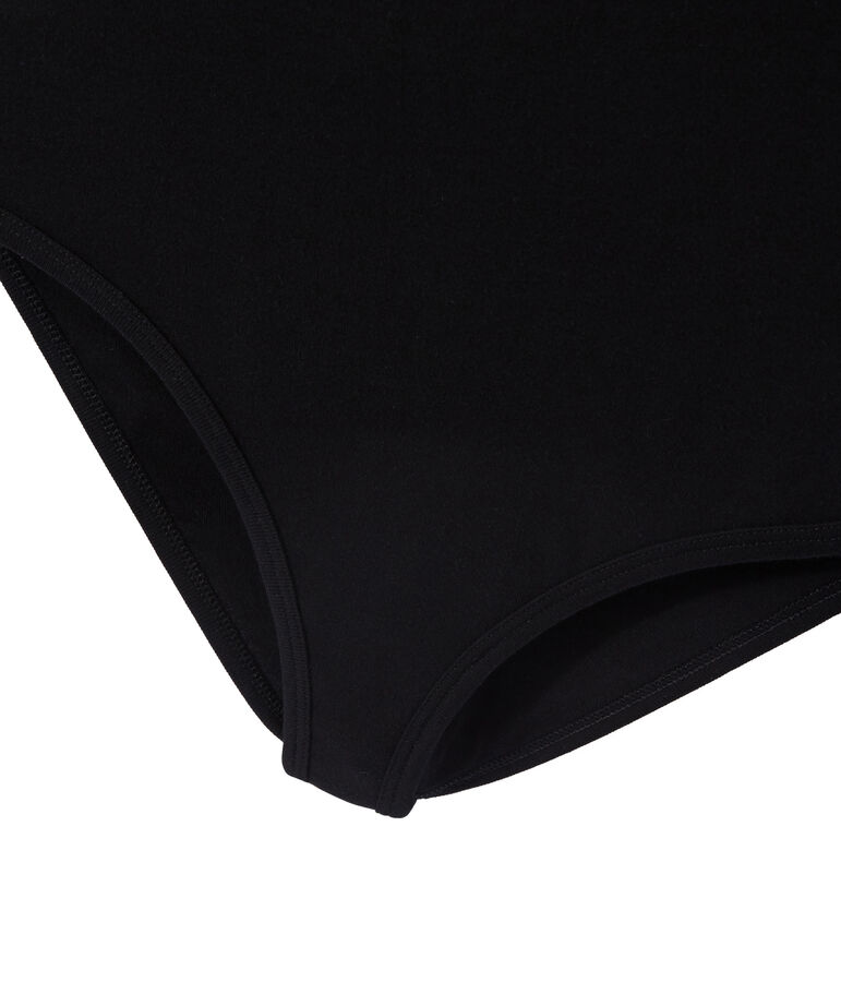 Body ic&oacute;nico de algod&oacute;n para mujer negro NOIR