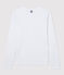 Camiseta L'ICONIQUE con cuello redondo de algodón de mujer blanco ECUME