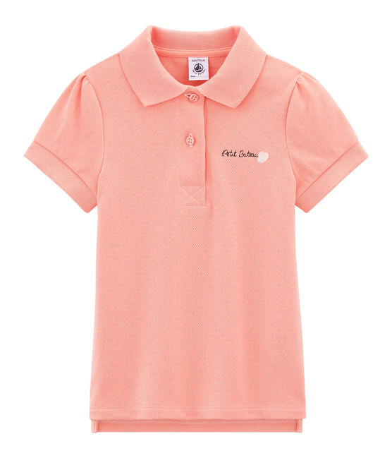 Polo manga corta infantil para niña ROSAKO