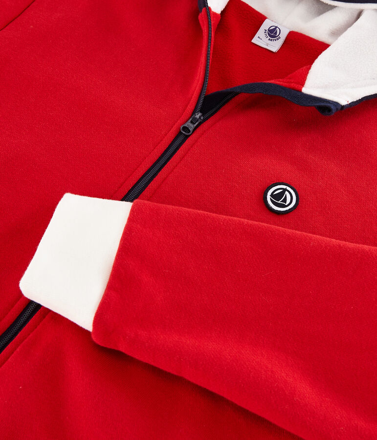 Sudadera con capucha para ni&ntilde;o rojo/azul