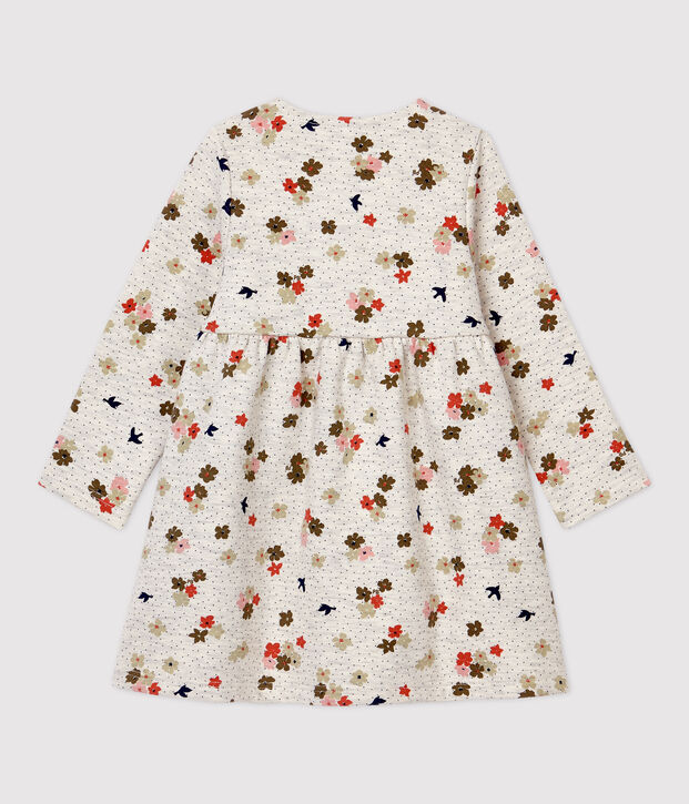 Vestido acolchado de beb&eacute; beige/multicolor