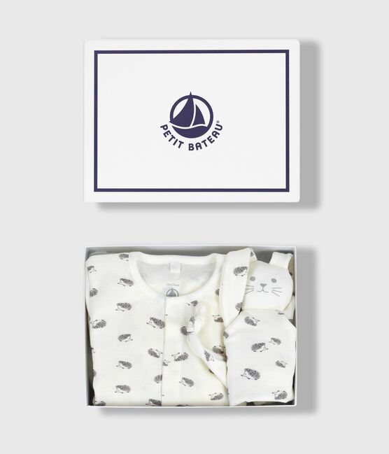 Estuche de regalo de algodón estampado para recién nacido variante 1