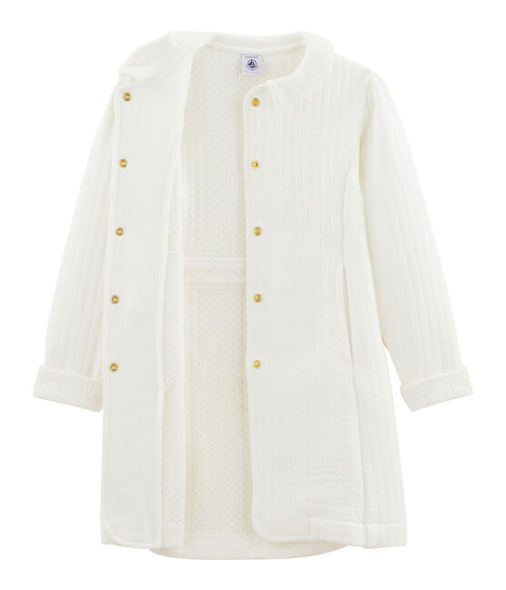 Abrigo de niña blanco MARSHMALLOW