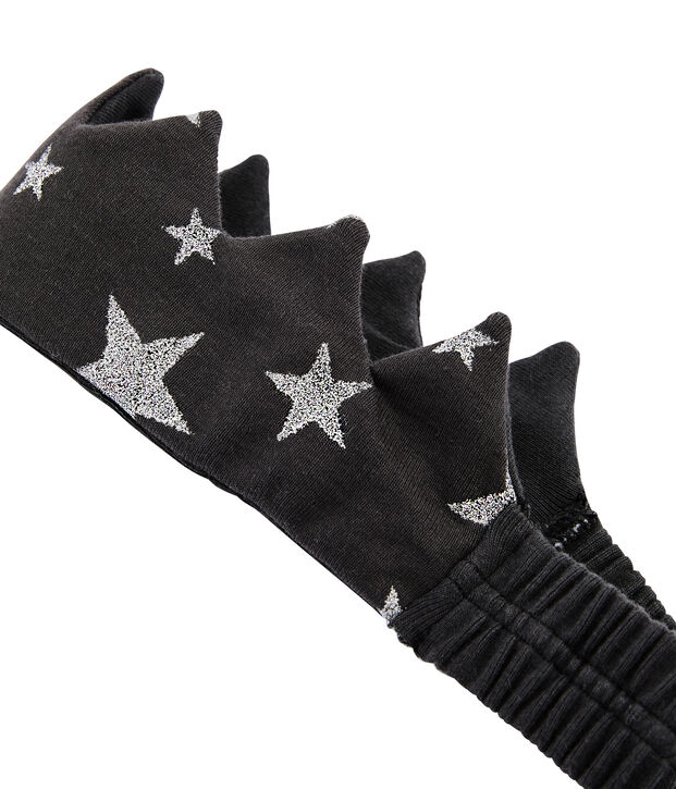 Corona de punto para beb&eacute; gris/gris