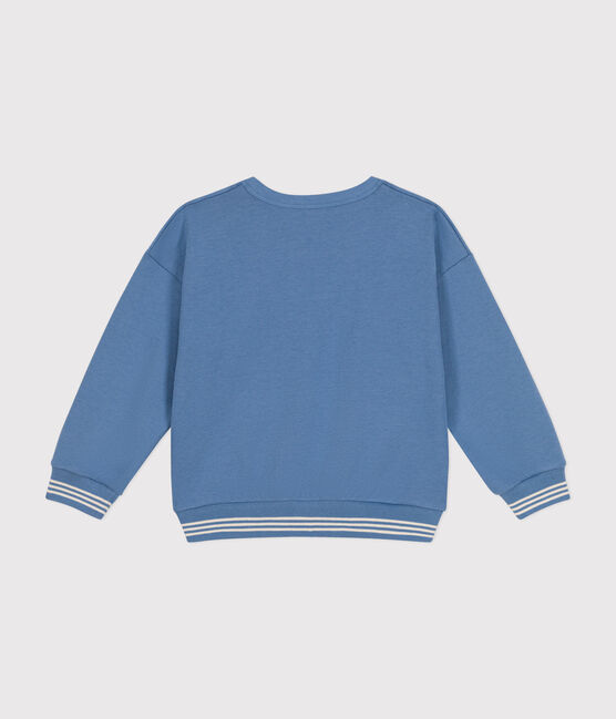 Sudadera de felpa para niño/niña azul BEACH