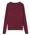 Emblemático cárdigan de rayas para mujer azul SMOKING/rojo PEPS