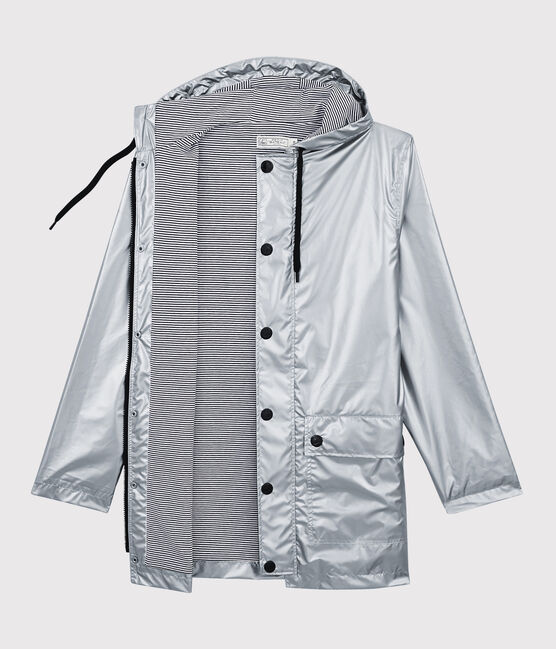 Chubasquero emblemático plateado de mujer gris ARGENT
