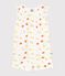 Pijama corto infantil de algod&oacute;n con estampado de frutas blanco/multicolor