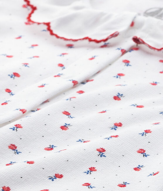 Pelele estampado para bebé niña blanco ECUME/rojo PEPS/ MULTICO
