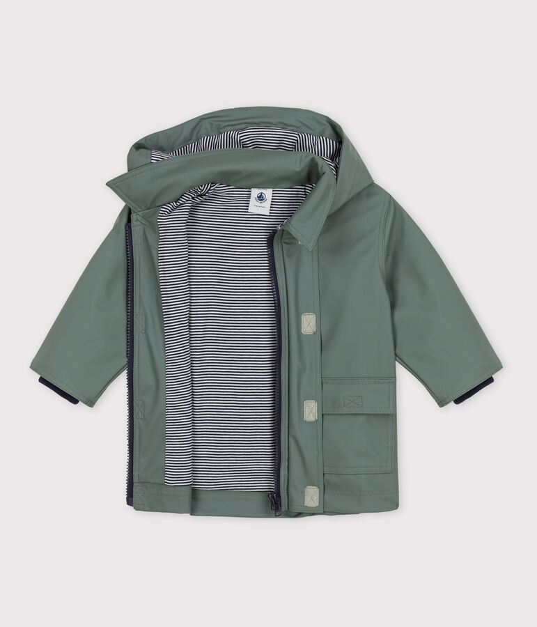 CHUBASQUERO IC&Oacute;NICO RECICLADO DE BEB&Eacute; verde THUYA