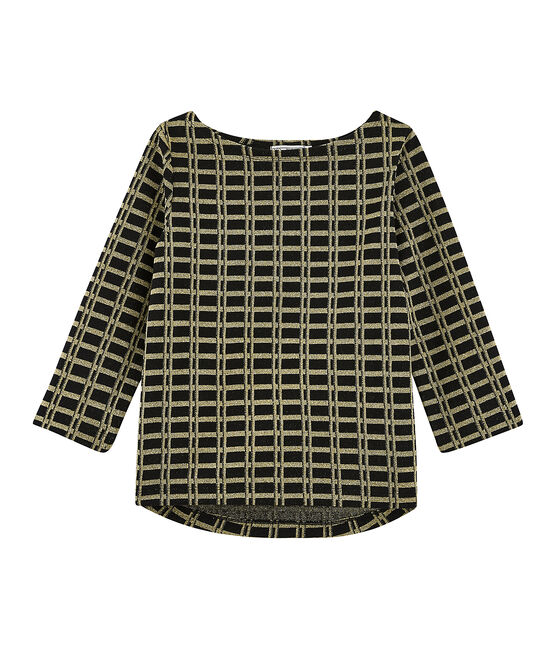Marinera de cuadros para mujer negro NOIR/amarillo OR