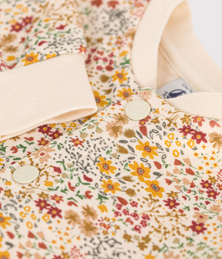 C&aacute;rdigan de t&uacute;bico acolchado para beb&eacute; crudo/multicolor