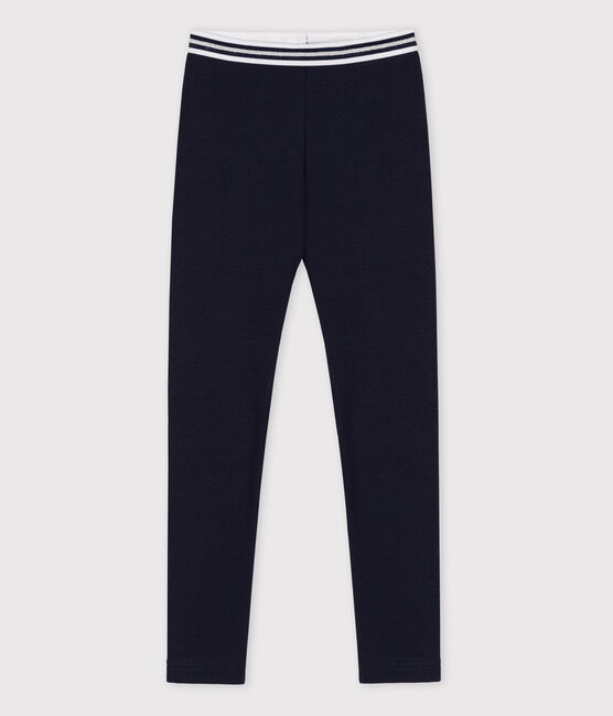 Jeggings de algodón con elastano de niña azul SMOKING