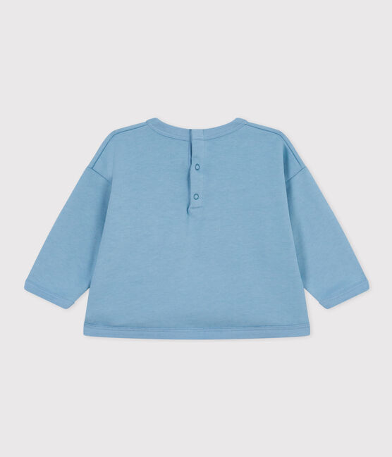 Sudadera de muletón de bebé azul AZUL