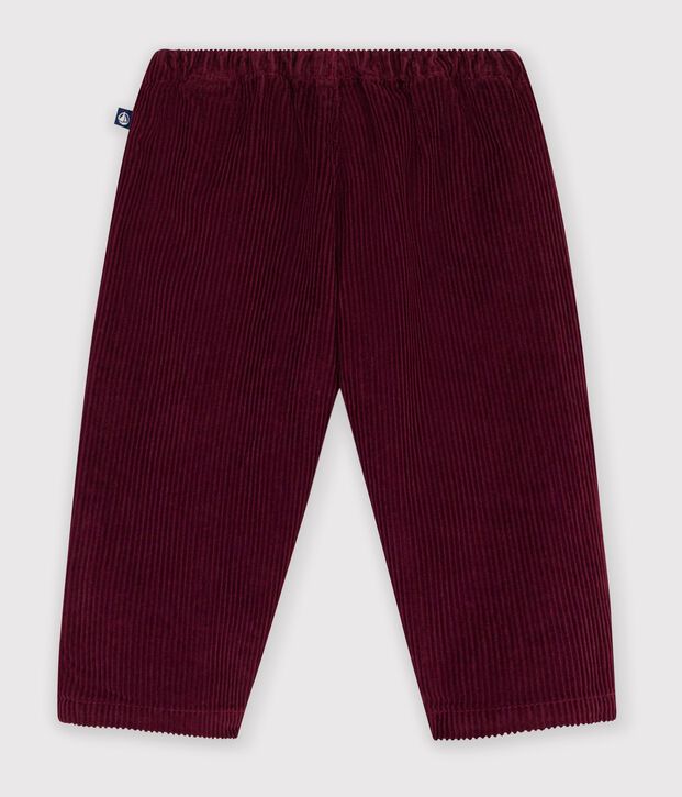 Pantal&oacute;n de terciopelo liso para beb&eacute; TRUFFE