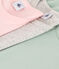 Juego de 3 camisetas de algodón de manga larga para niña variante 1