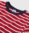 Camiseta icónica con cuello redondo para mujer rojo TERKUIT/blanco MARSHMALLOW