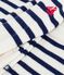 Conjunto tricotado de 2 piezas con rayas marineras para bebé azul MARSHMALLOW/ SOIR