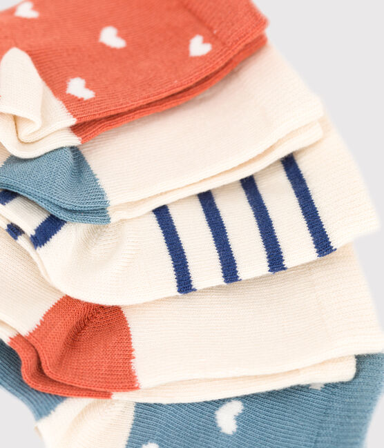 Juego de 5 pares de calcetines para bebé variante 1