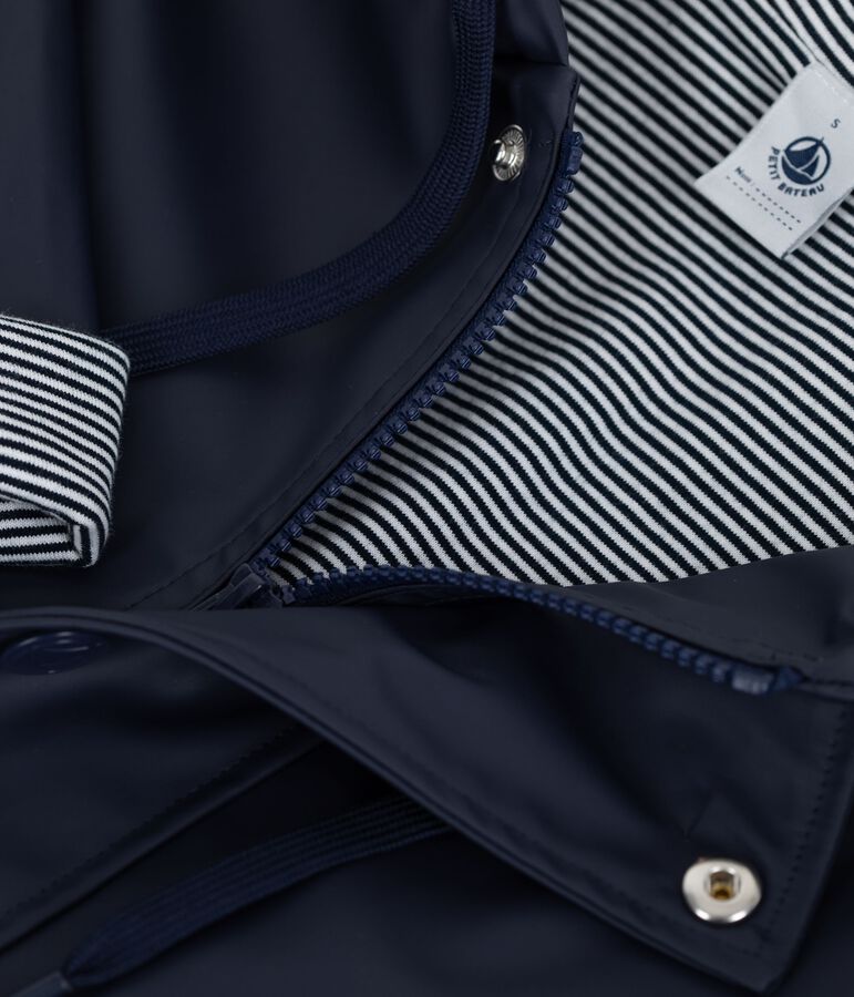 Chubasquero ic&oacute;nico unisex azul SMOKING