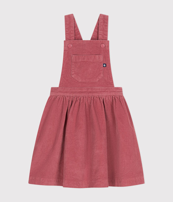 Pichi de terciopelo para niña rosa ROSEWOOD
