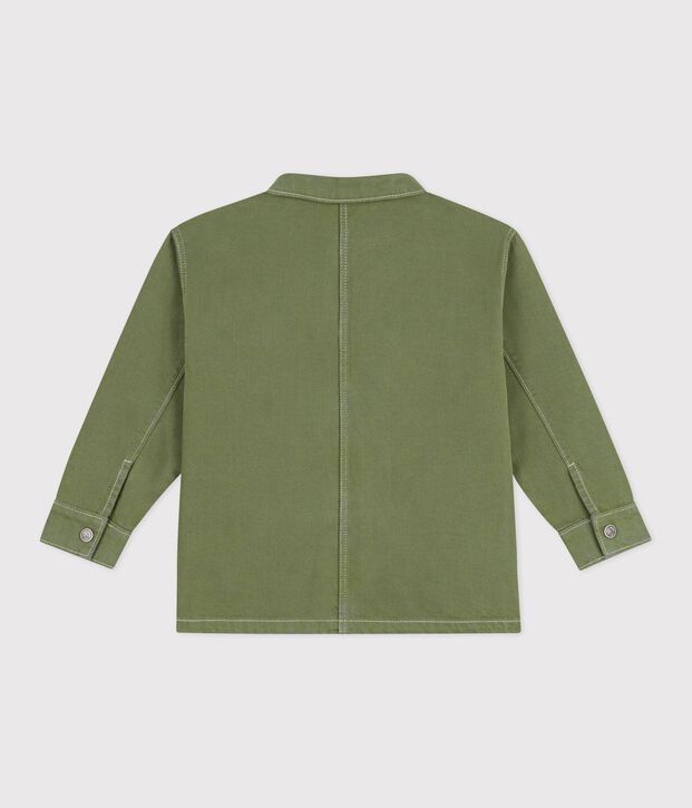 Chaqueta infantil lisa de algod&oacute;n OLIVINE