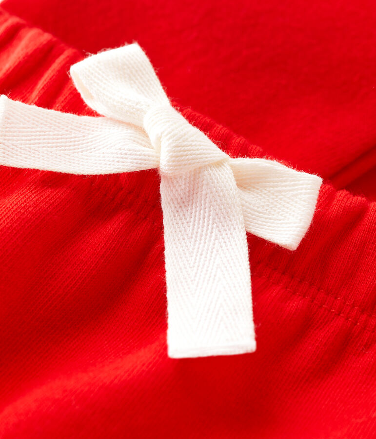 Pantal&oacute;n de jersey grueso de beb&eacute; rojo