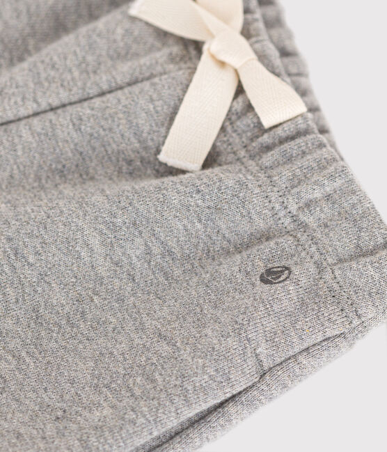 Pantalón de muletón de bebé gris CHATON CHINE