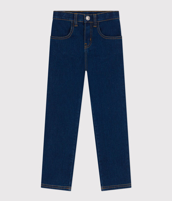 Pantalón vaquero slim de niña azul DENIM BLEU