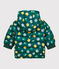 Chaqueta acolchada para bebé. verde PINEDE/blanco MULTICO