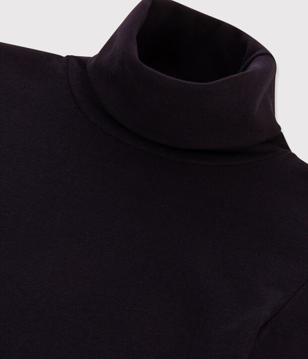 Camiseta de cuello alto emblem&aacute;tica de algod&oacute;n de mujer SMOKING