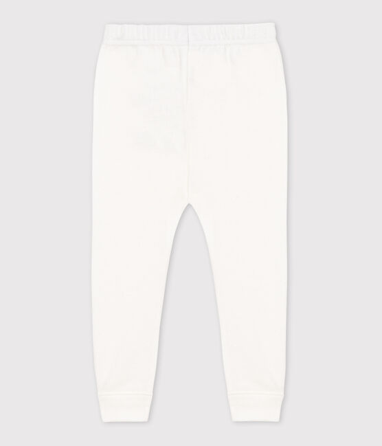 Leggings de algodón para bebé blanco MARSHMALLOW