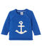 Jersey en jacquard bebé niño azul LIMOGES