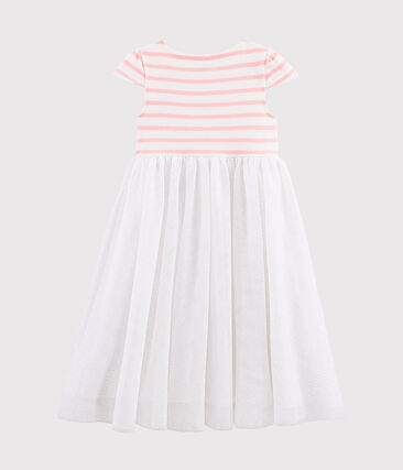 Vestido De Manga Corta Para Nina Petit Bateau