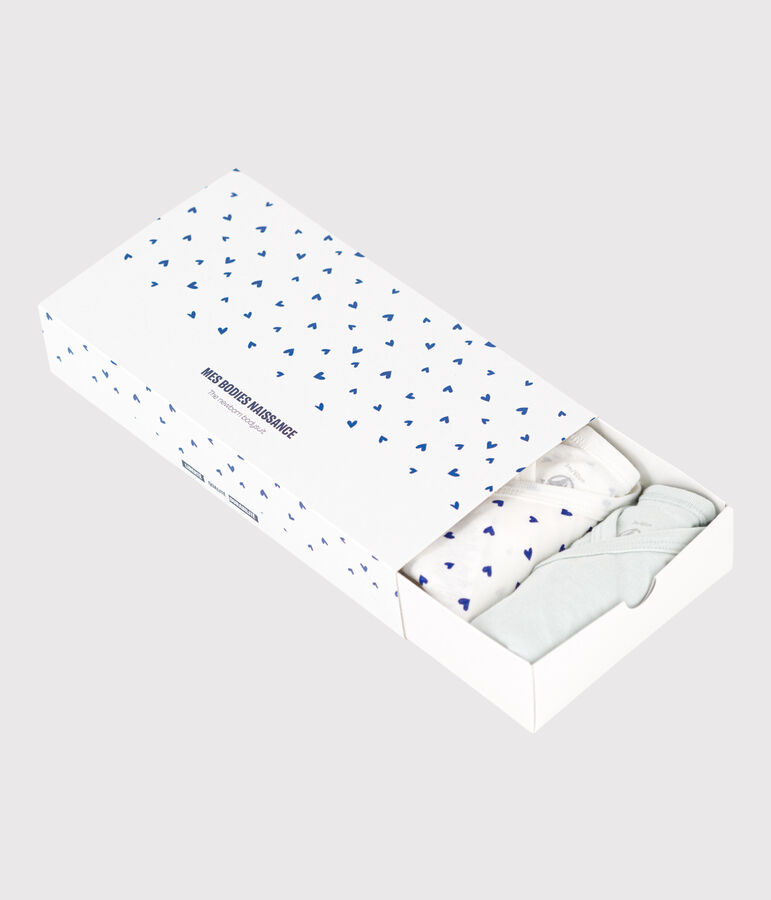 Lote de 5 bodis cruzados de manga larga de algod&oacute;n variante 1