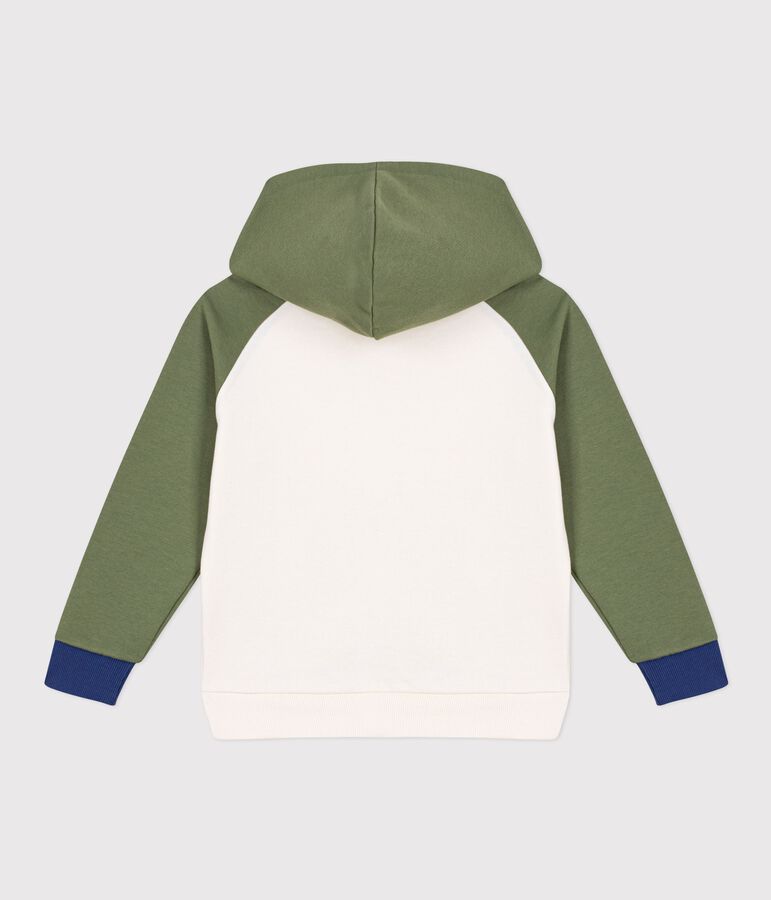 Sudadera infantil de algod&oacute;n con capucha MILK/ MULTICO