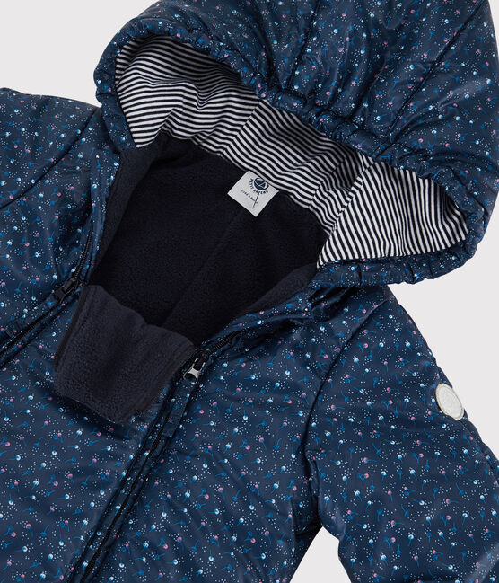Buzo estampado de bebé azul MEDIEVAL/blanco MULTICO