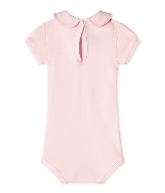 Body para bebé niña con cuello rosa Vienne