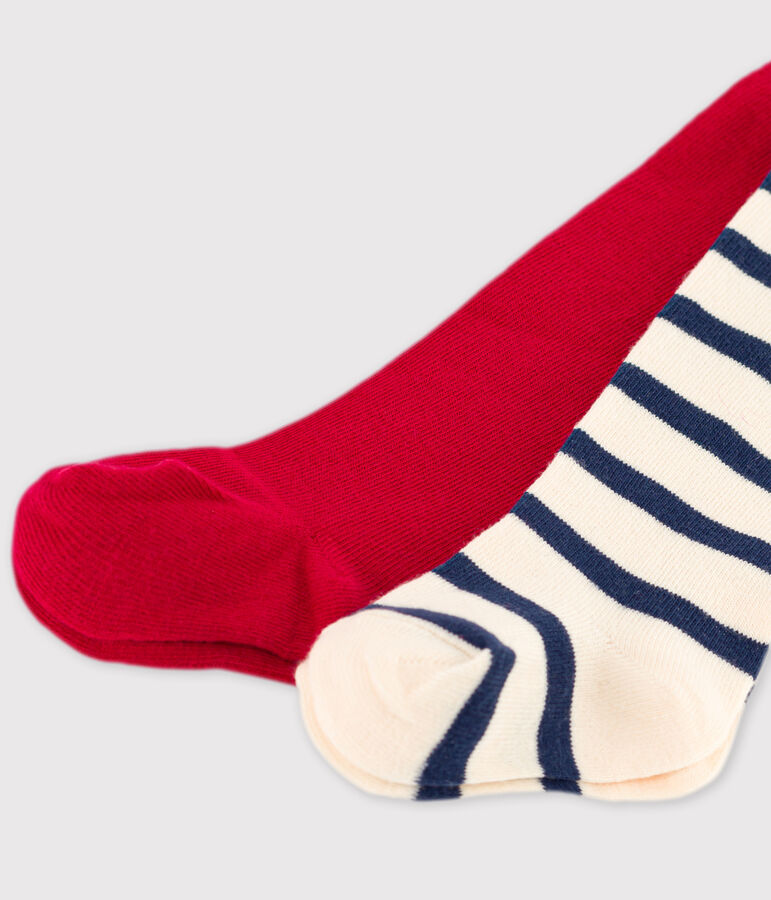 Juego de 2 pares de leotardos de punto para beb&eacute; variante 1