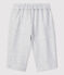 Bermudas de algodón de niño gris POUSSIERE CHINE