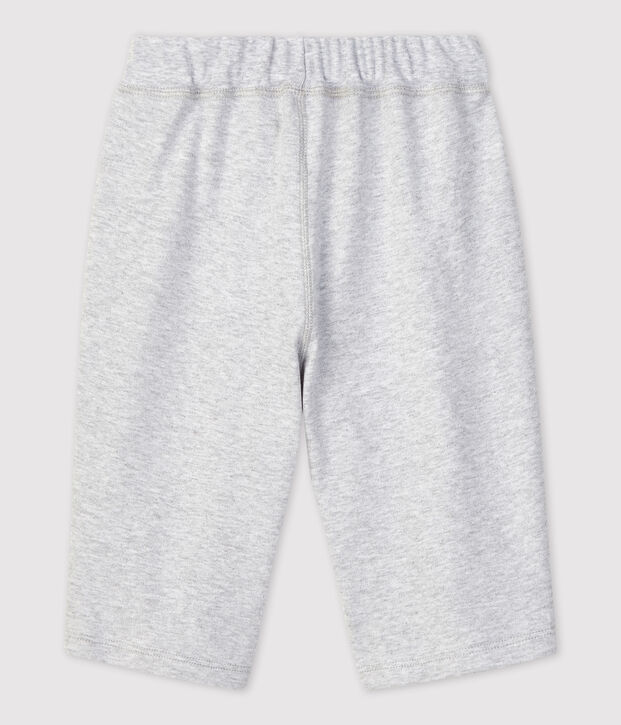 Bermudas de algod&oacute;n de ni&ntilde;o gris