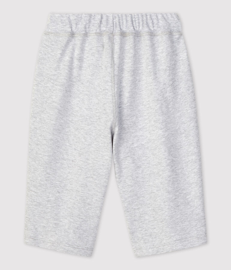 Bermudas de algod&oacute;n de ni&ntilde;o gris